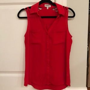 Express Coral Portofino Blouse